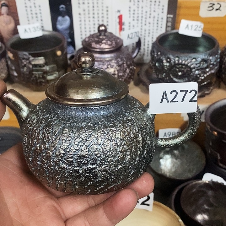 紫砂茶杯柴烧纯手工272