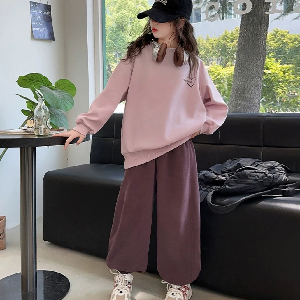 00581春秋新款女中大童休闲套装