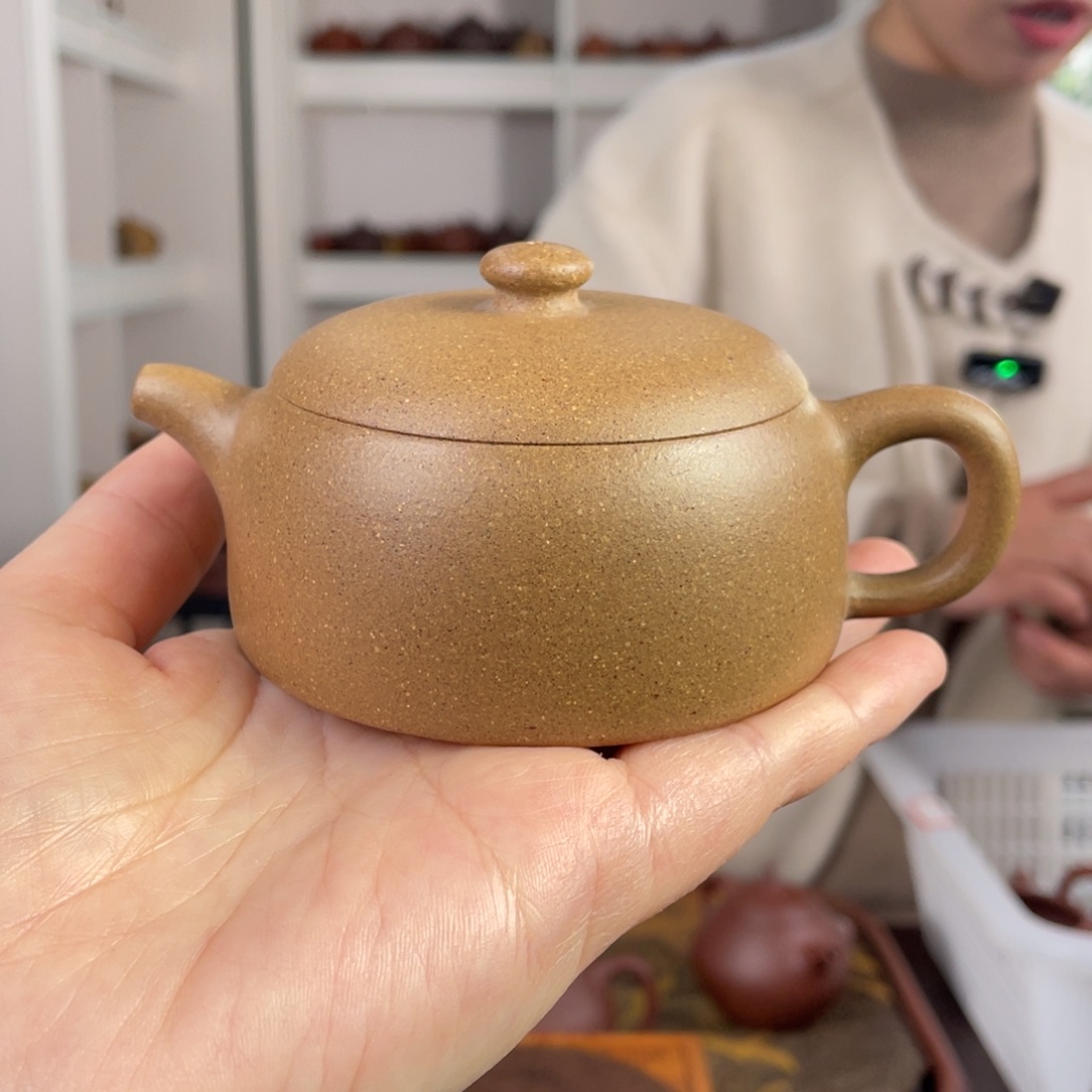 紫砂茶壶段泥井栏130cc
