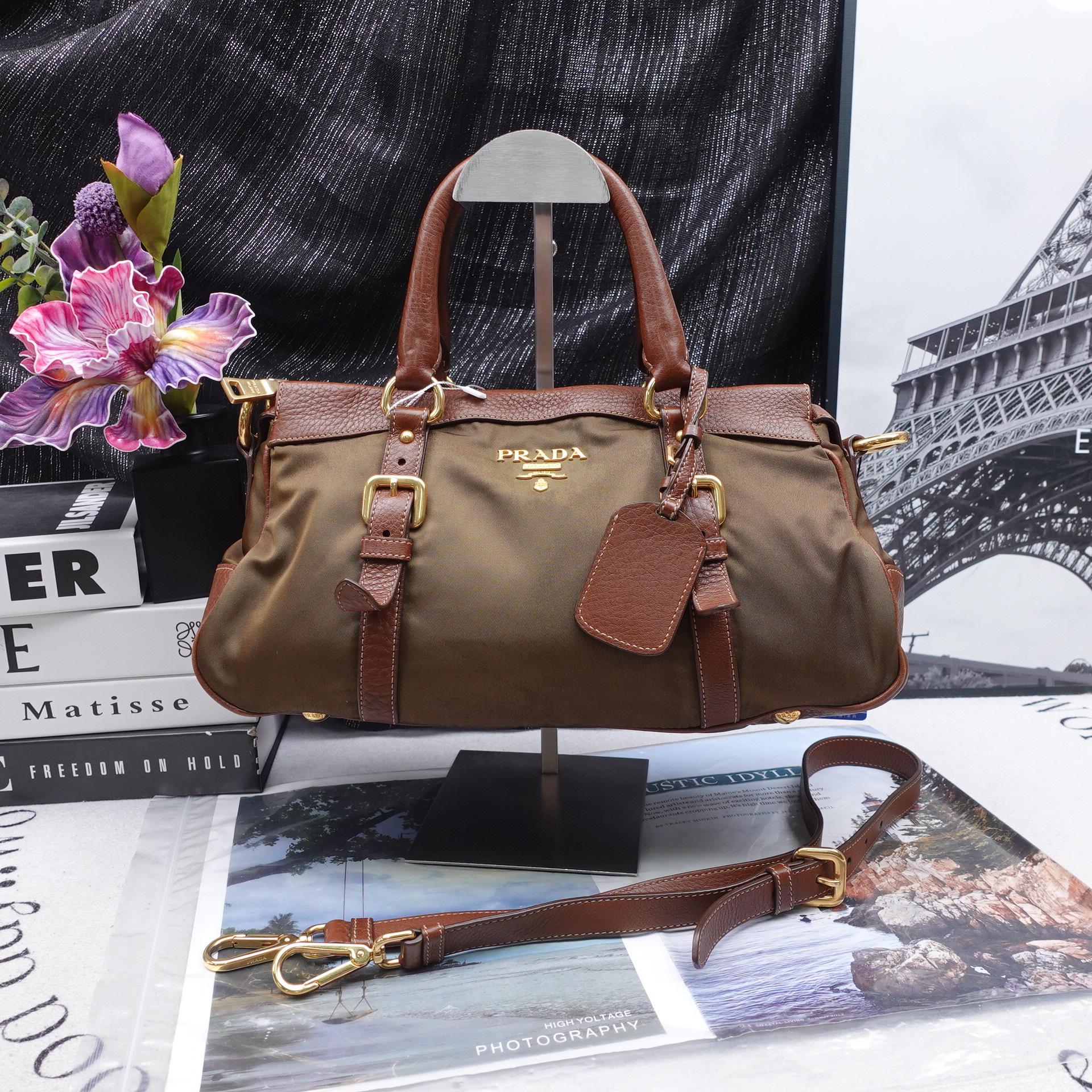 95新 Prada/普拉达 单肩包/T10296383