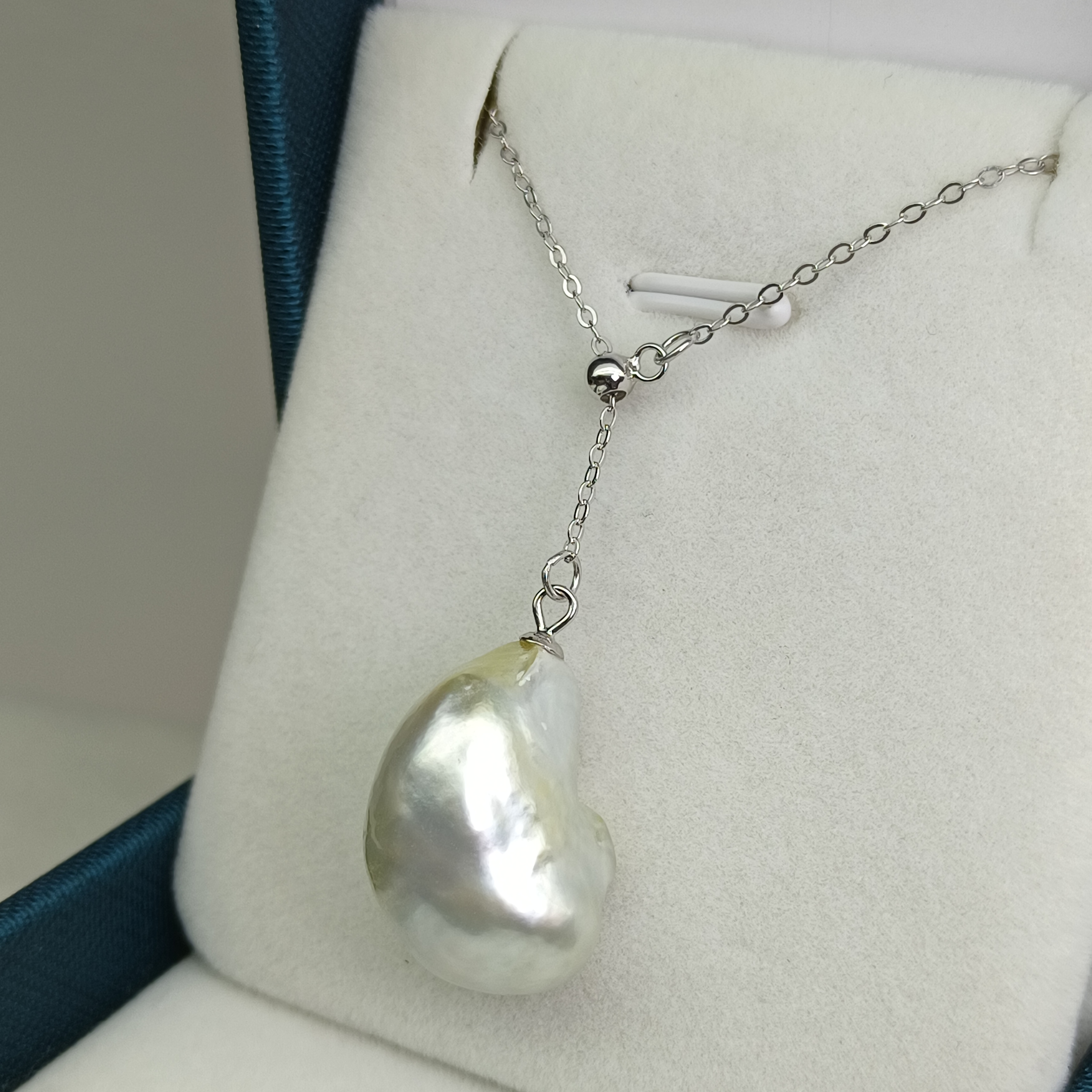 【瑞米珍珠】澳白巴洛克Y链13-14mm（多样性发）