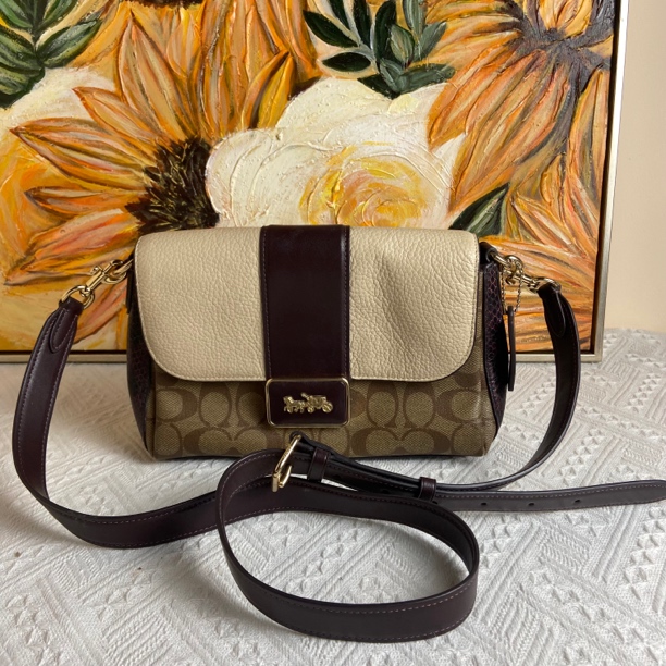 95新 COACH/蔻驰 18459 斜挎包