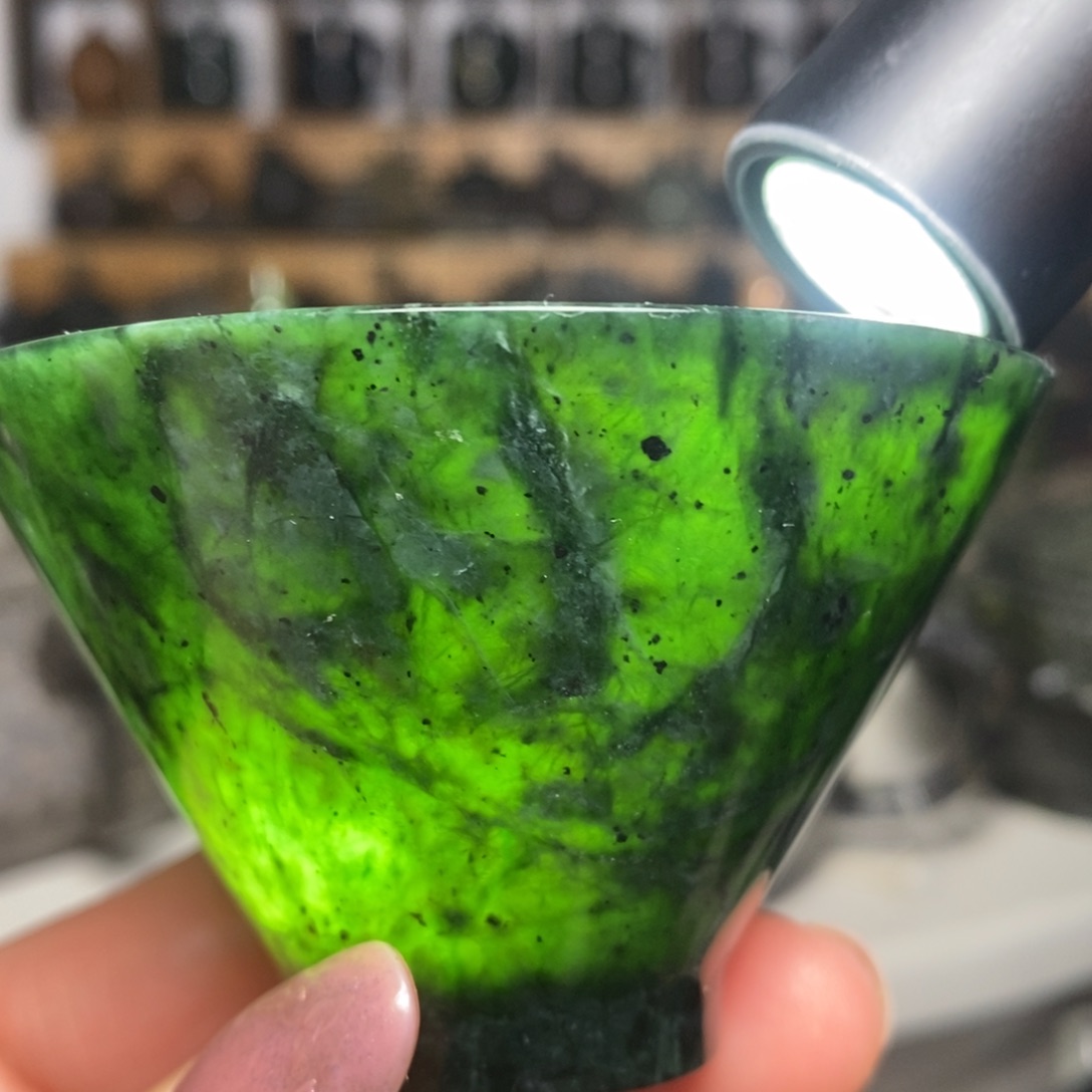 藏玉药王石福利款斗笠杯70cc