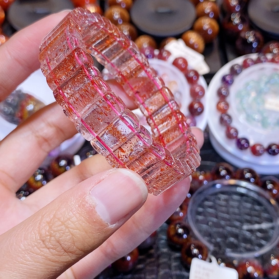 幸***鼠水晶未镶嵌手串手牌