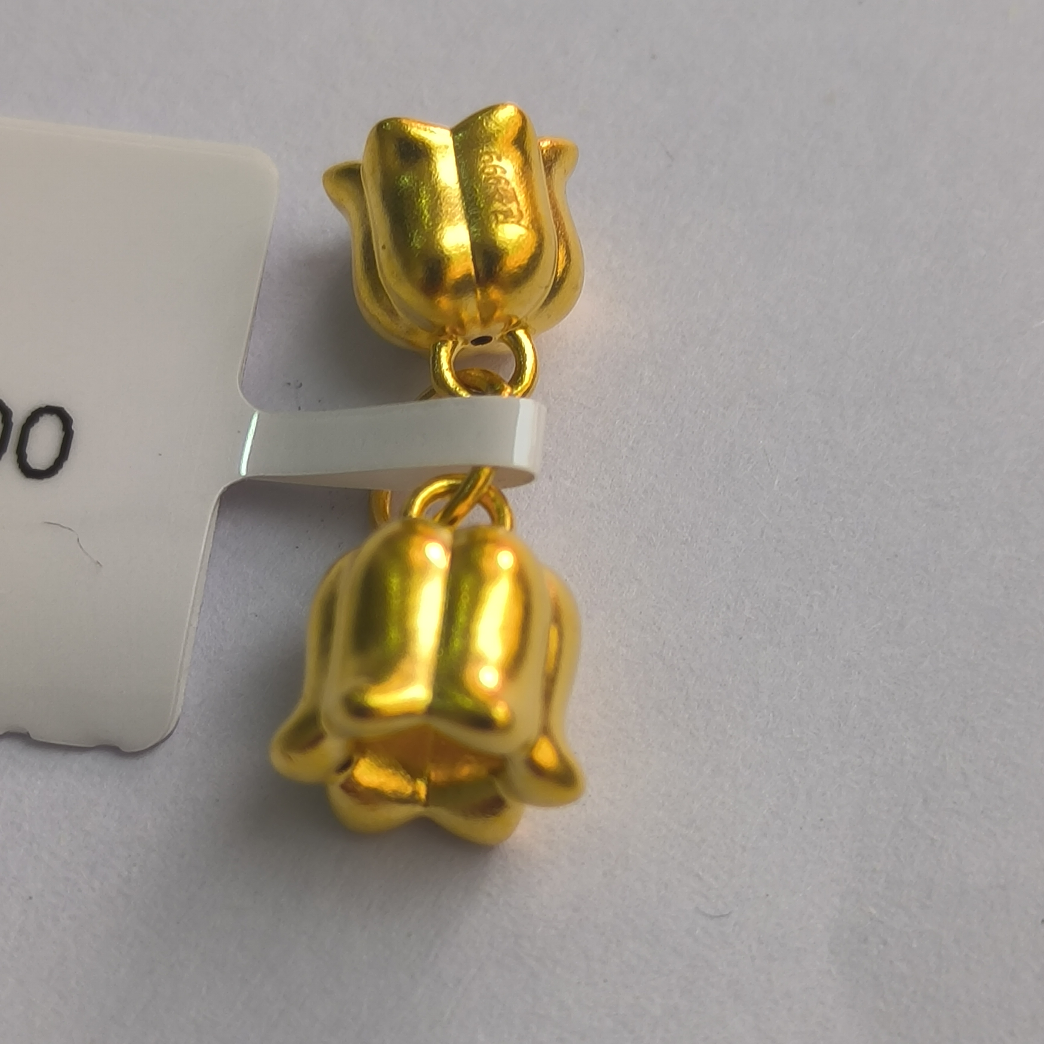 【陈晨专享】足金999饰品 风玲花吊坠 0.99 GP