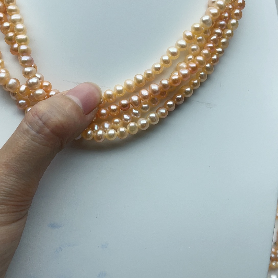 淡水珍珠合金颈饰