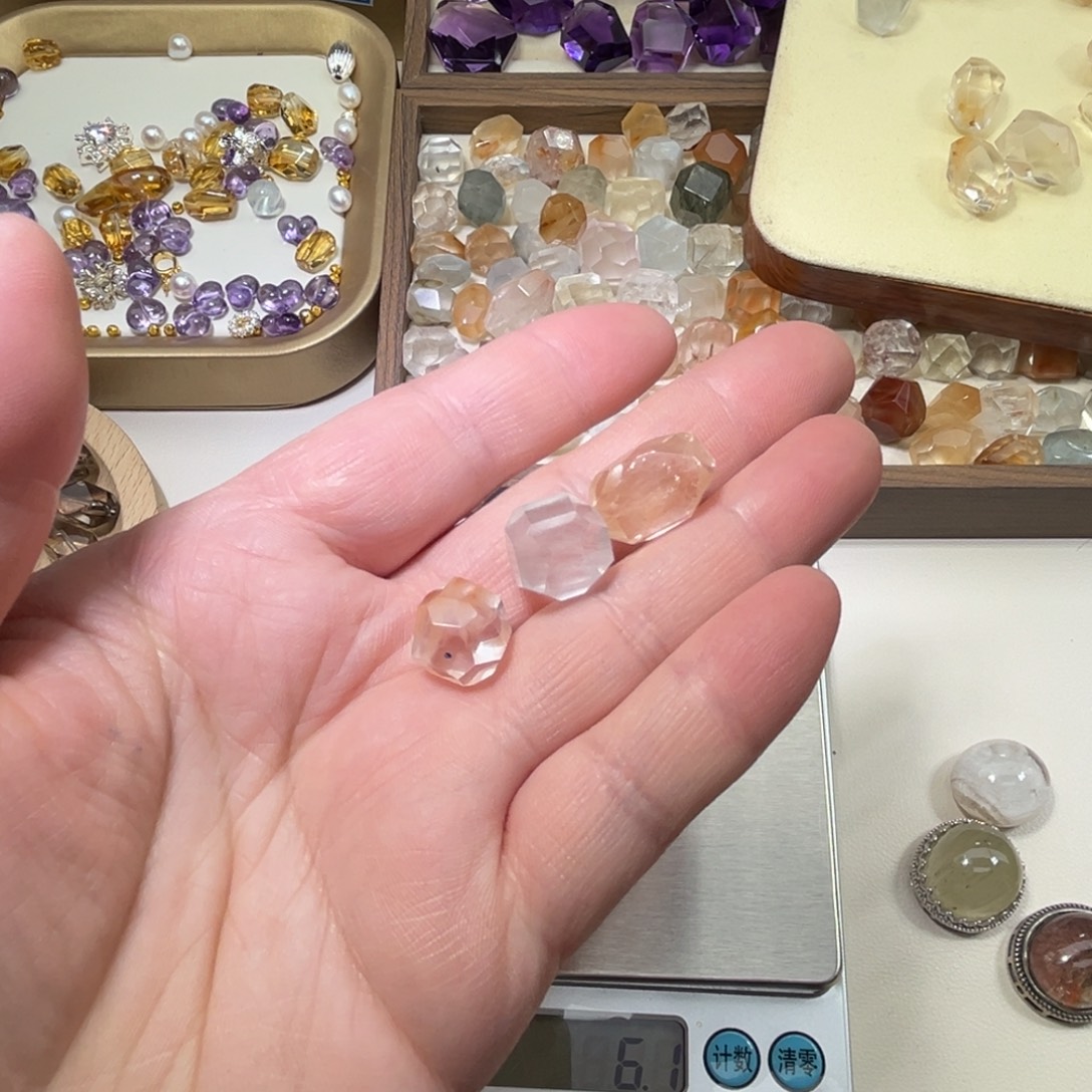 未镶嵌珠宝半成品水晶