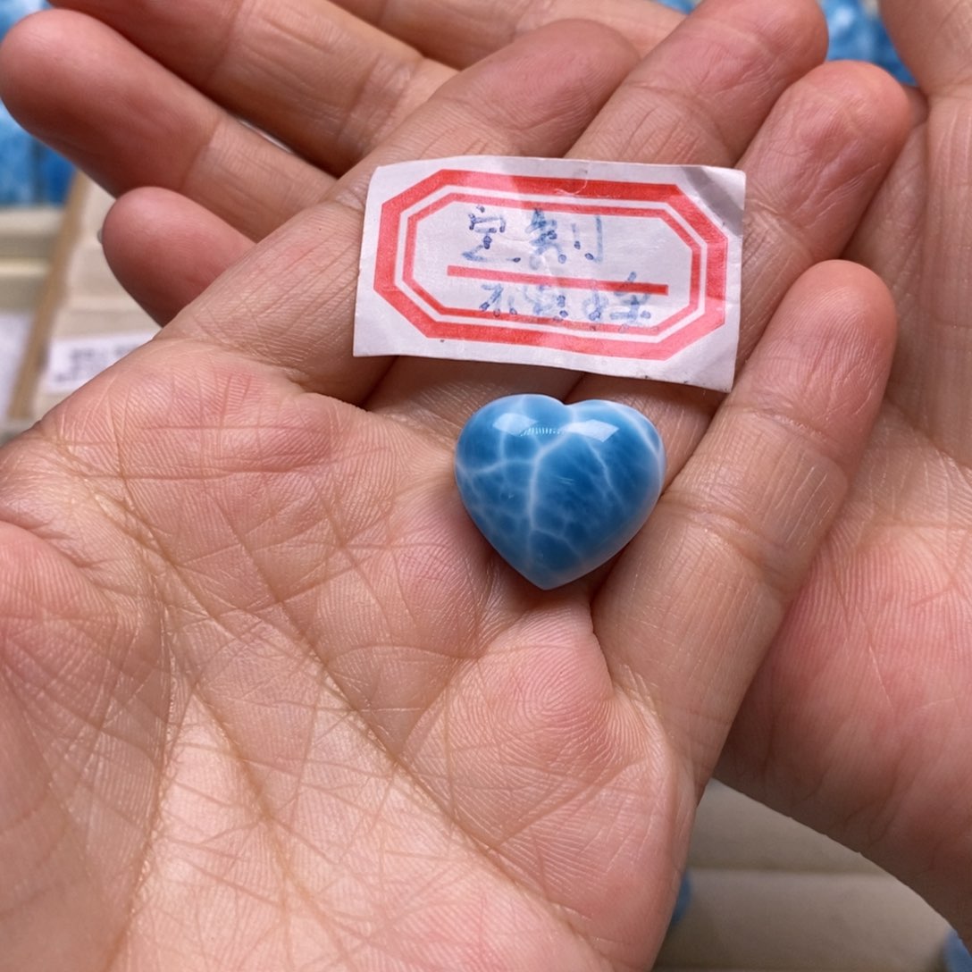 针钠钙石（海纹石）未镶嵌颈饰橦**妈