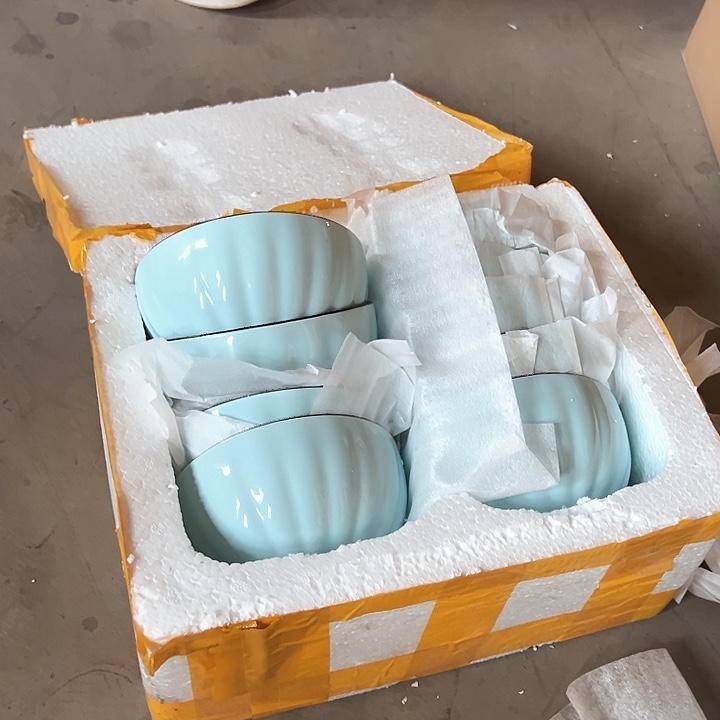 正品 南瓜蓝色5英寸碗10只