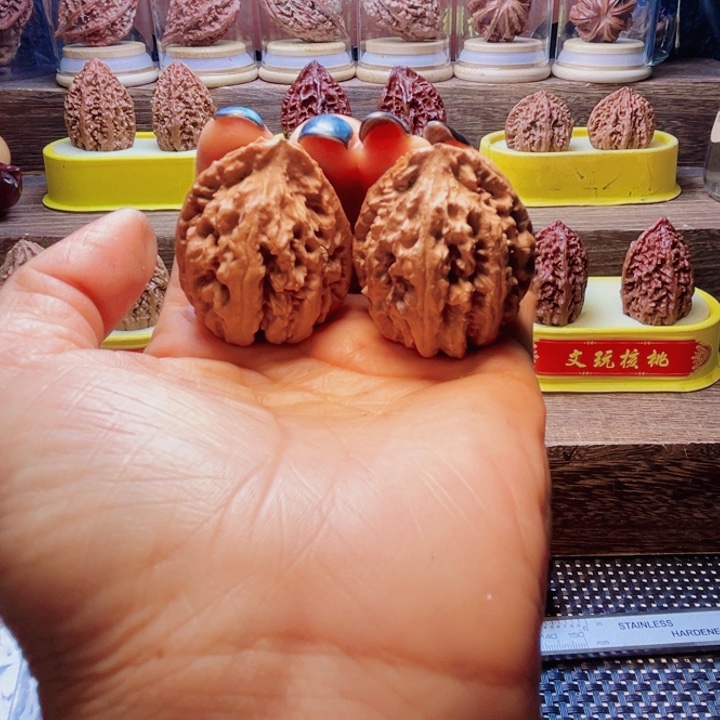 把件文玩核桃7号车