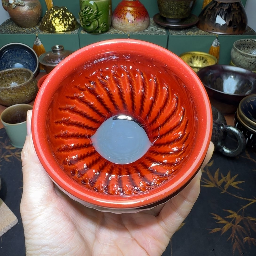 茶盏微瑕建盏，介意勿拍