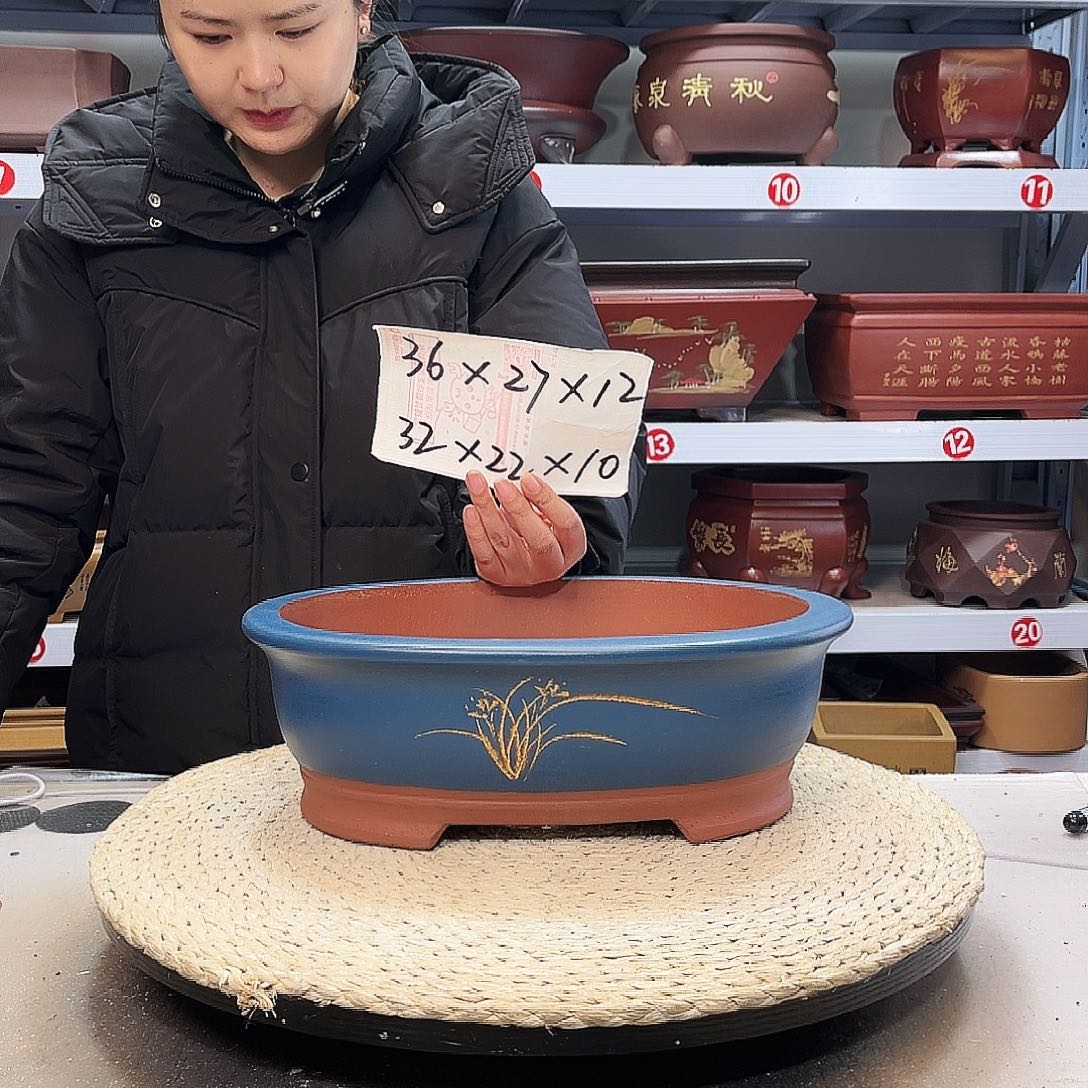 紫砂花盆紫砂花盆