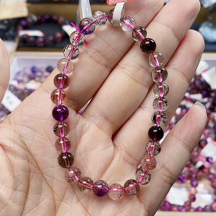 未镶嵌手链水晶7超七高透G688