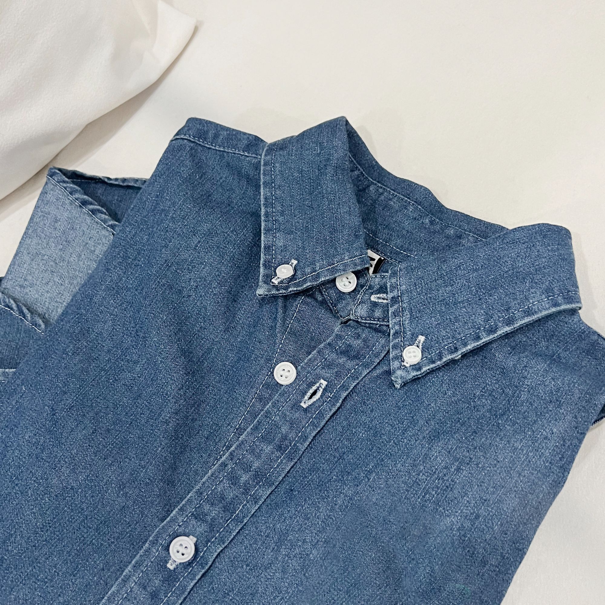 【新品上市】百搭舒适大板衬衣女舒适时尚休闲韩版牛仔衬衫CS1134