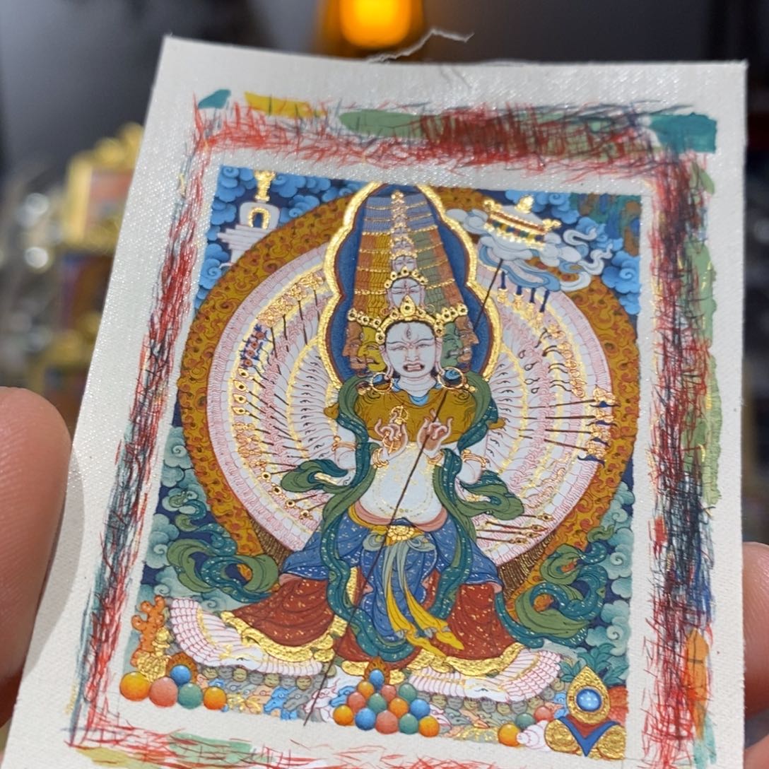 丰***丰吊坠唐卡艺术艺术作品