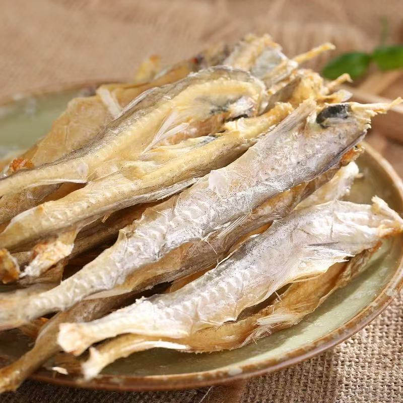 淡干龙头烤虾潺干豆腐鱼小咸鱼干海鲜干货180克/包