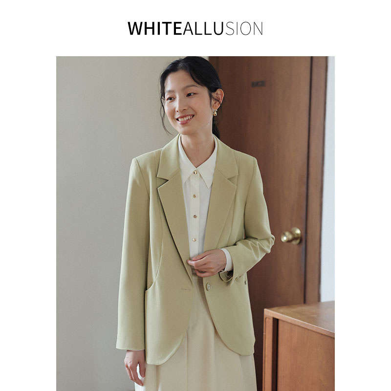 清仓【1206】西装外套秋新款职业西装小个子设计感显瘦西服
