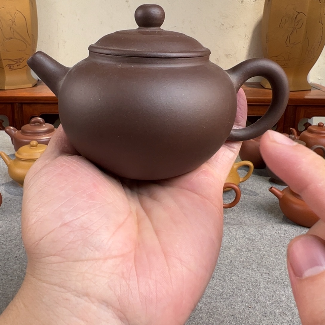 圆珠 老紫泥 半手工 
