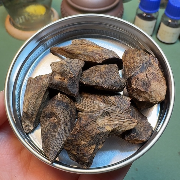 山***松沉香碎屑沉香海南高端紫棋树丁醇化老料16.6克