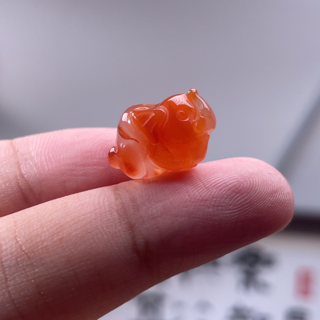 未镶嵌南红玛瑙挂件14144