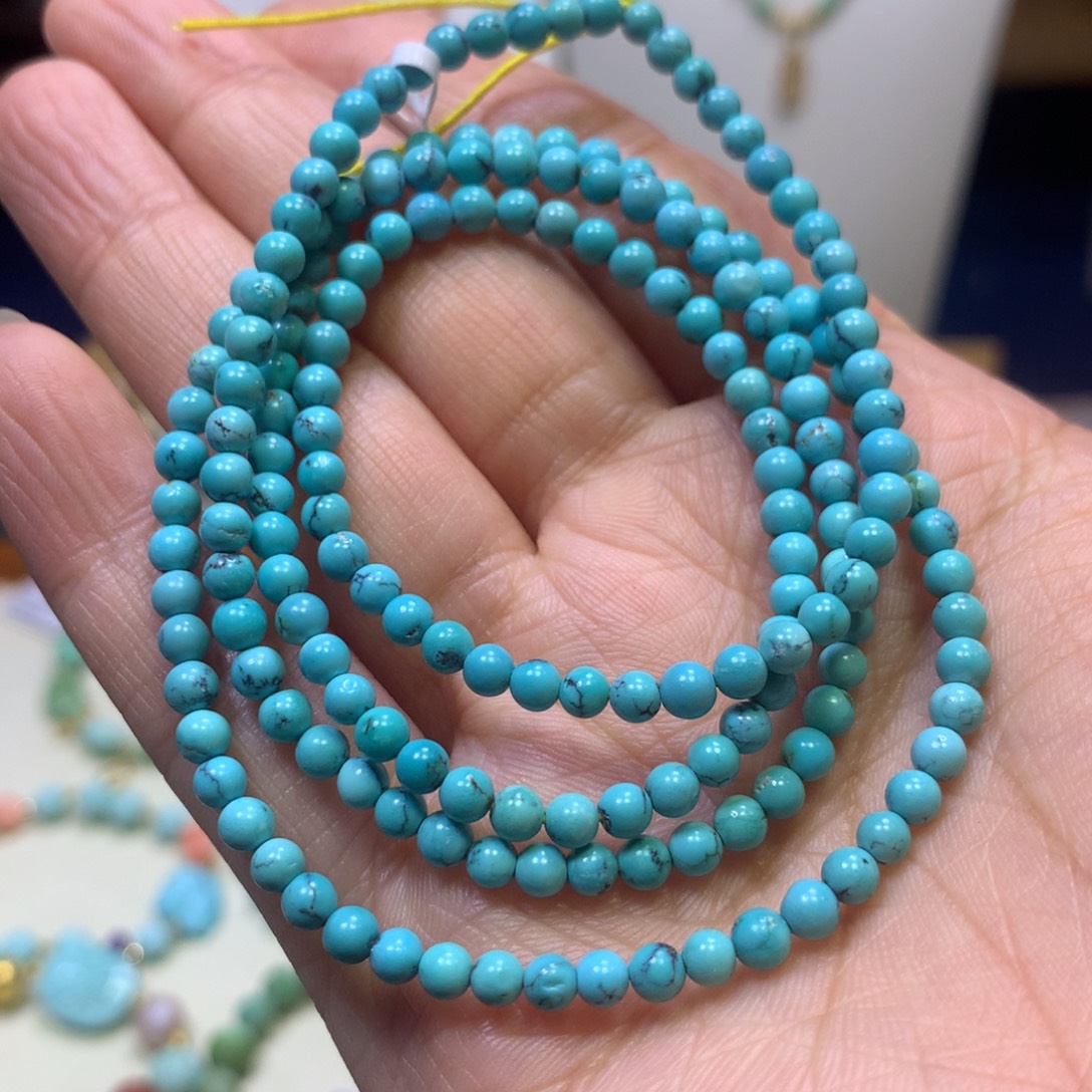 绿松石未镶嵌项链