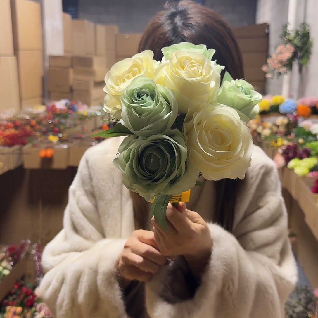 214号「闪购」仿真花，公主请下单