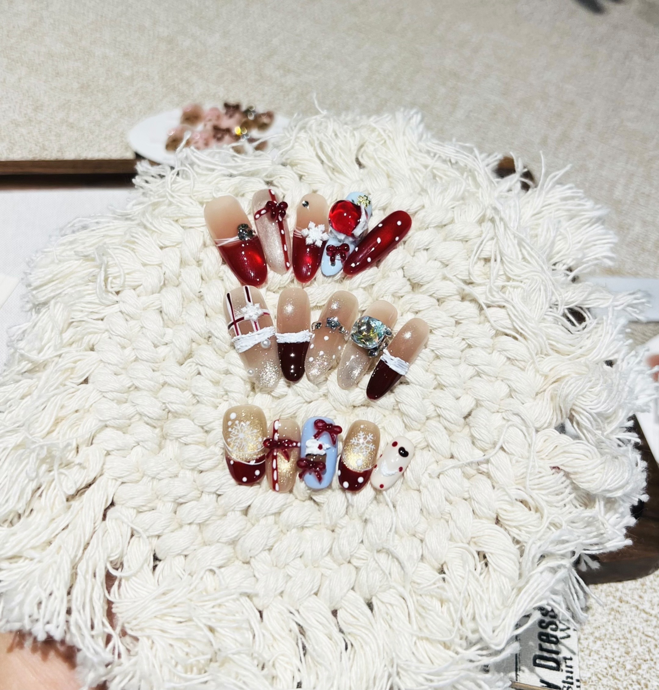 【W编码001-150合集 两单飞】单品合集链接 手工穿戴甲片可替换