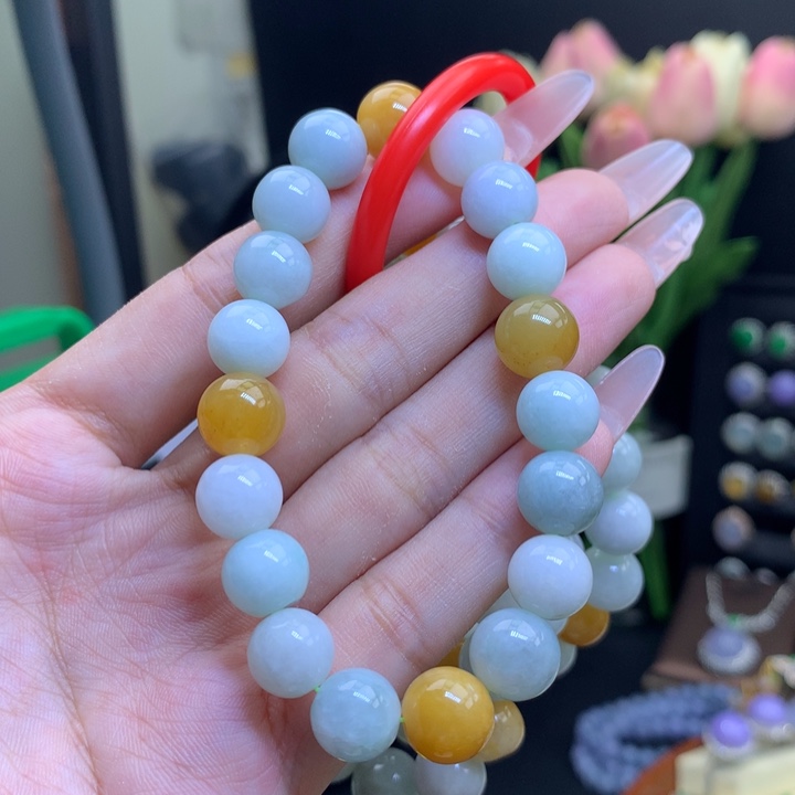 翡翠未镶嵌颈饰天然