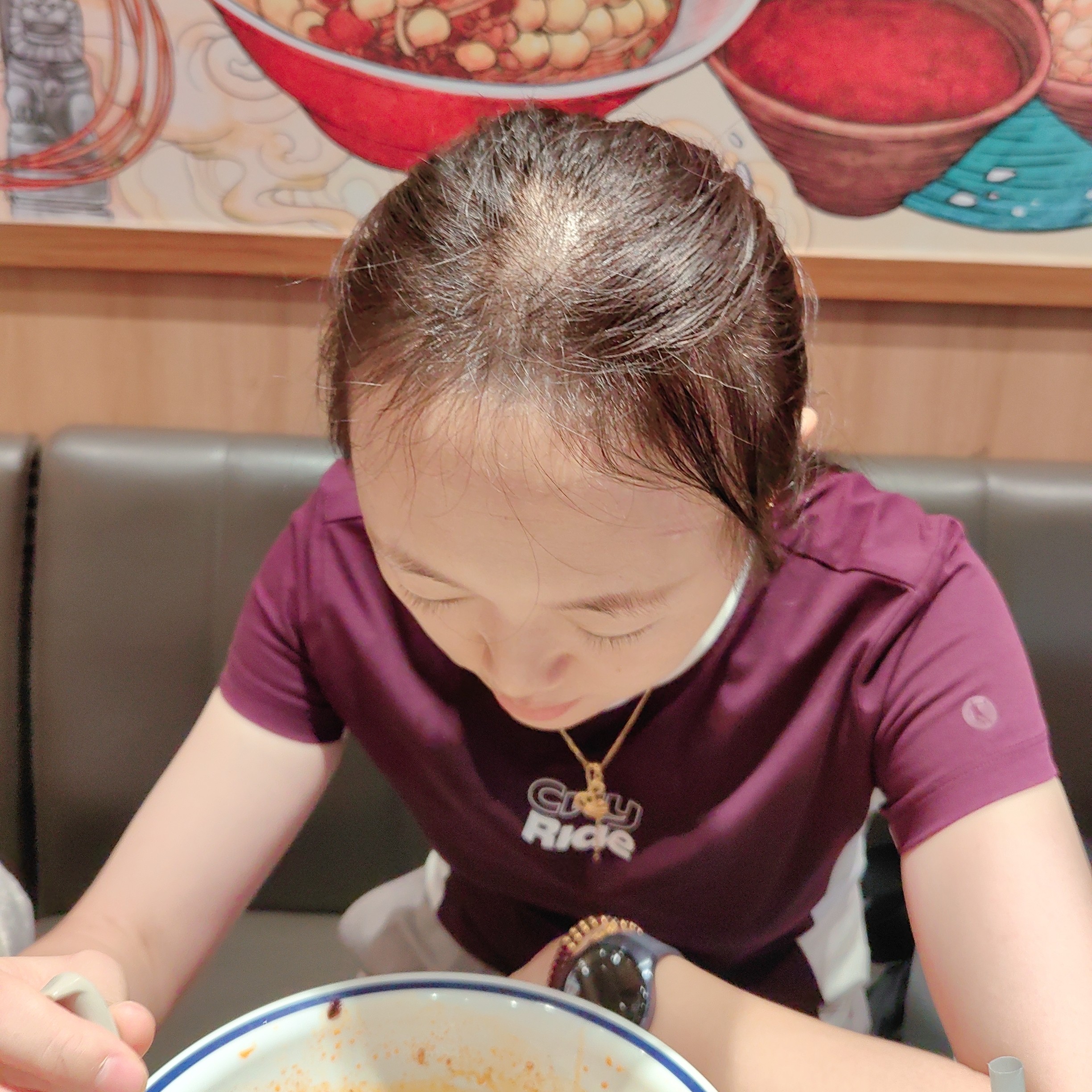 主播养发之前的照片