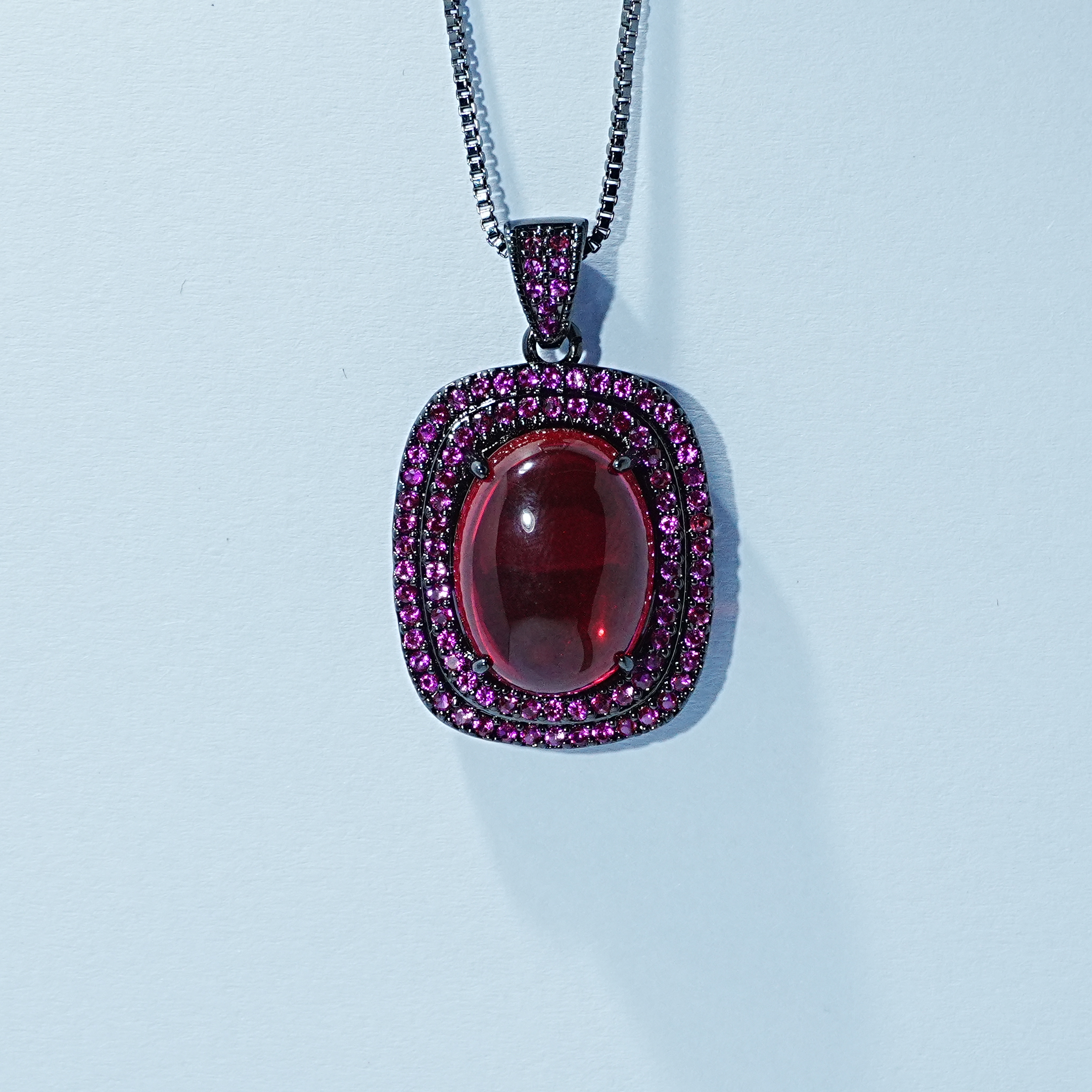 矿区高定-典藏轻奢-红宝石-吊坠-467