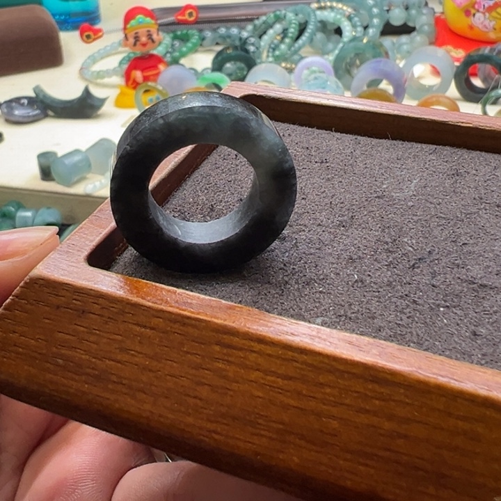 定制翡翠未镶嵌福利戒指11-21