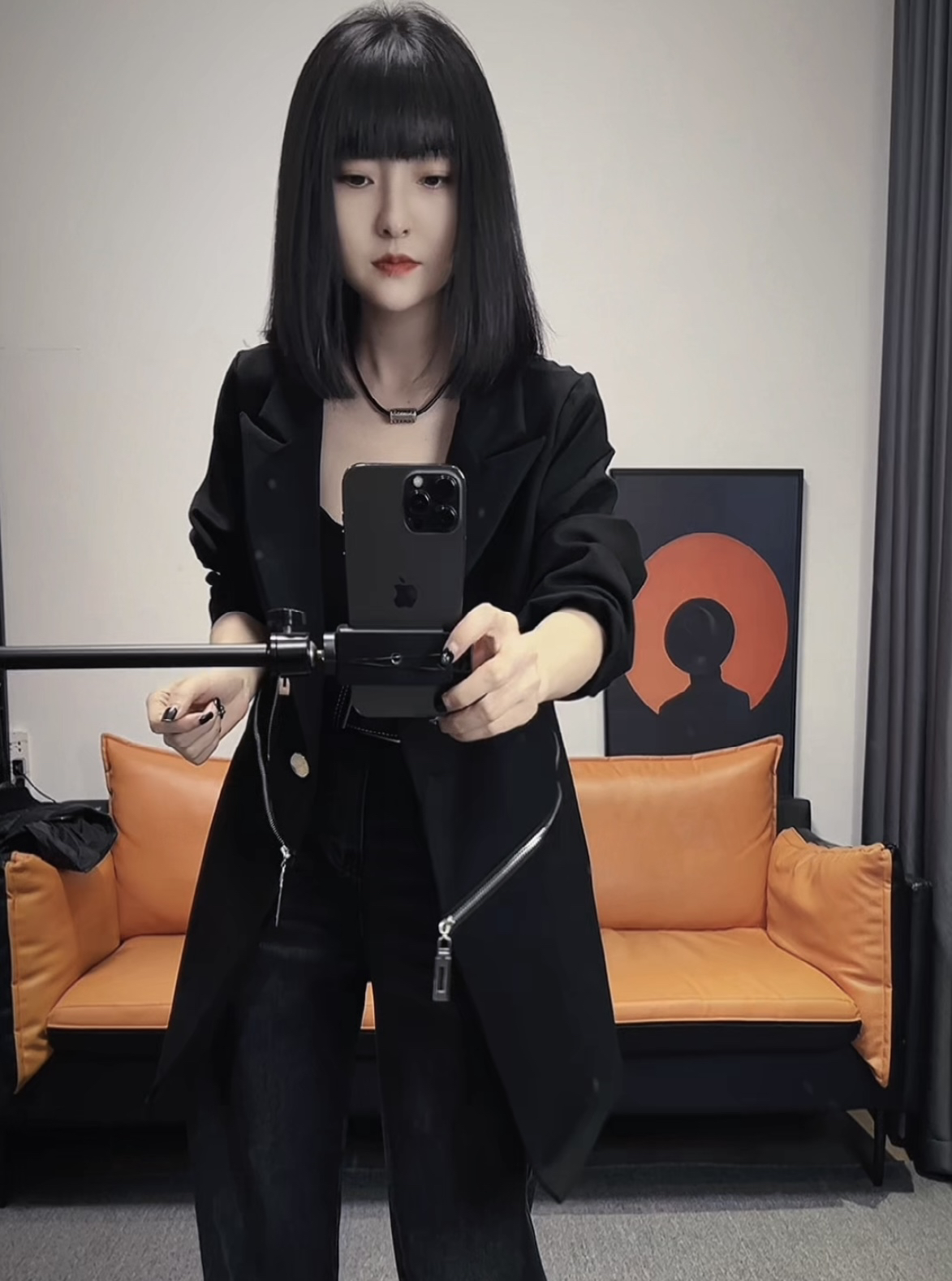 气质款春秋西服外套