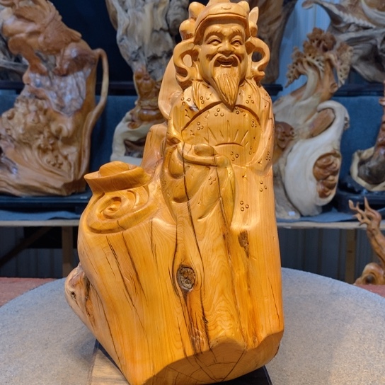 柏木（崖柏）根雕摆件