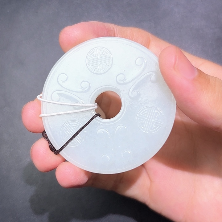 和田玉未镶嵌挂件李*