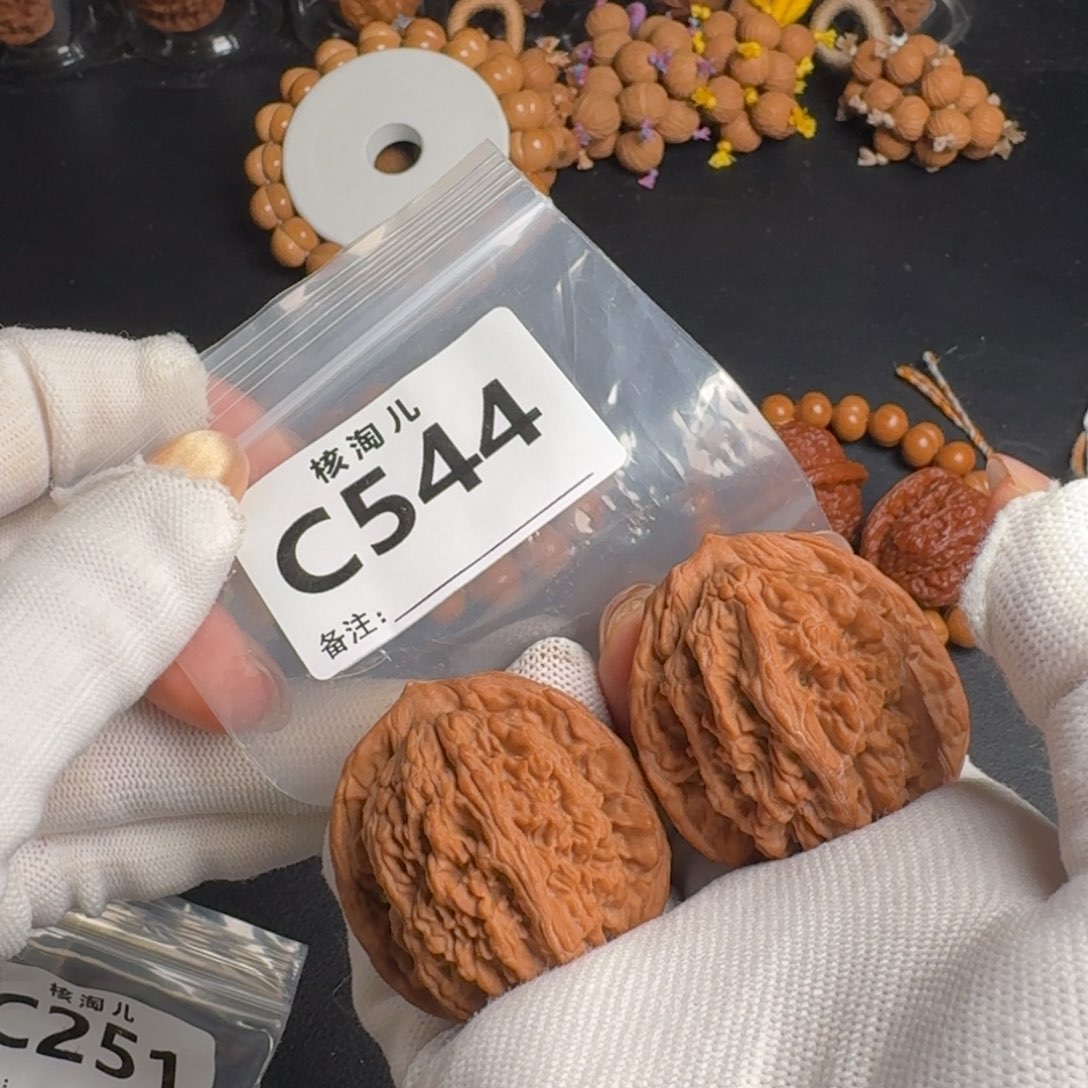 把件文玩核桃41虎头C544