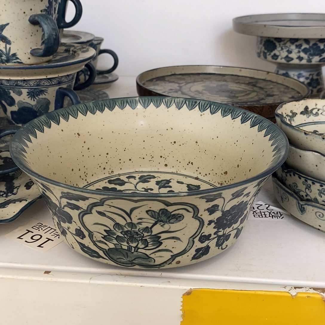 陶手工手绘青花高温陶瓷