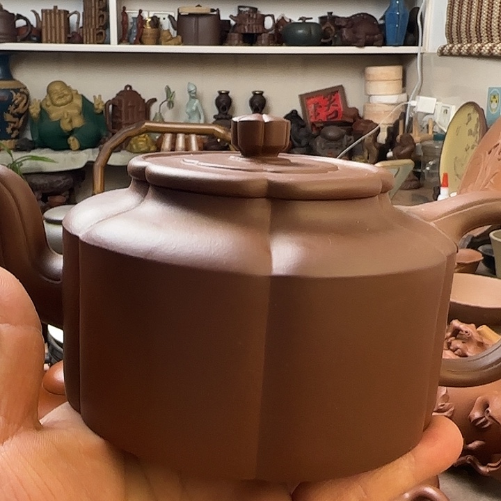 秋***月茶壶紫泥原矿紫动