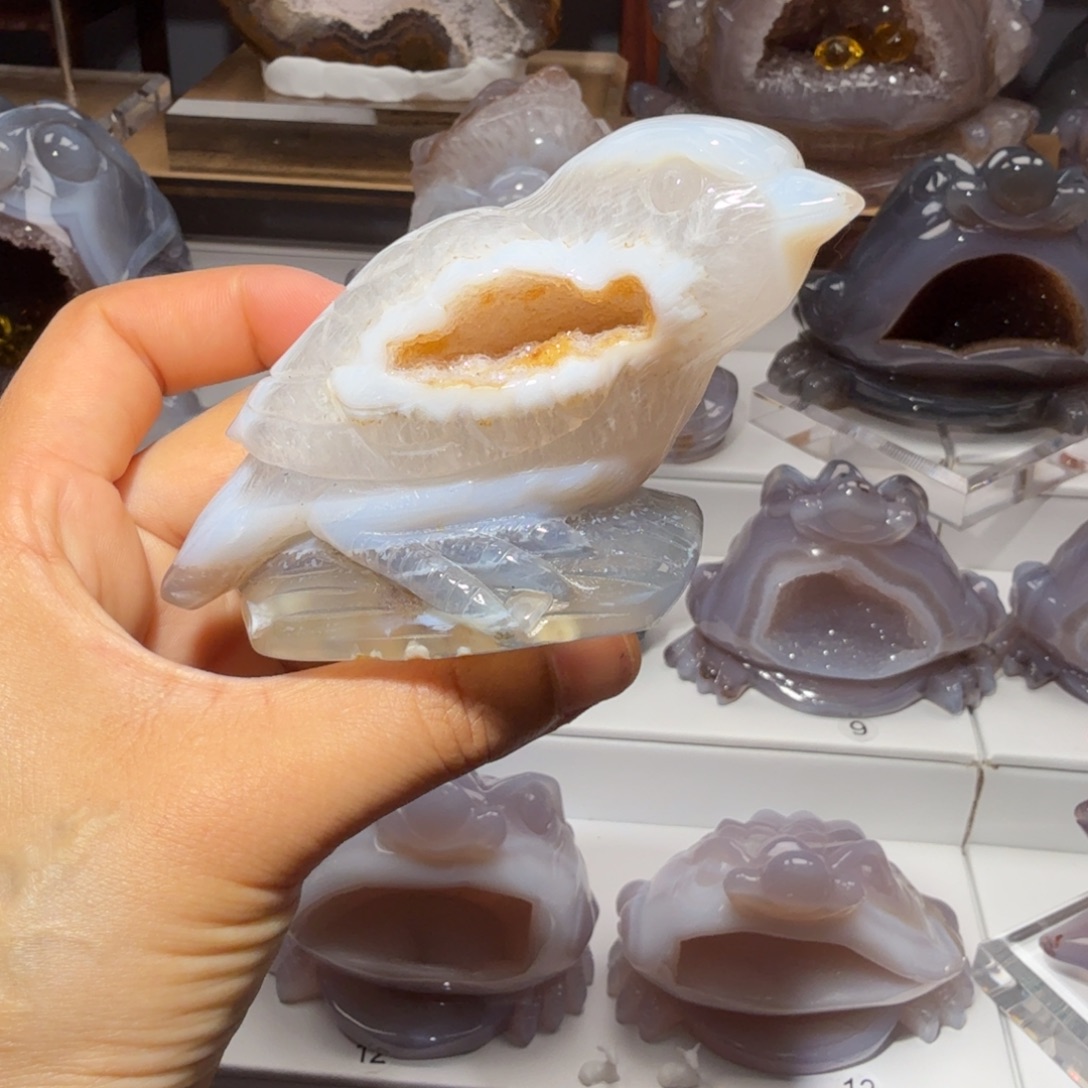 玛瑙/玉髓未镶嵌摆件