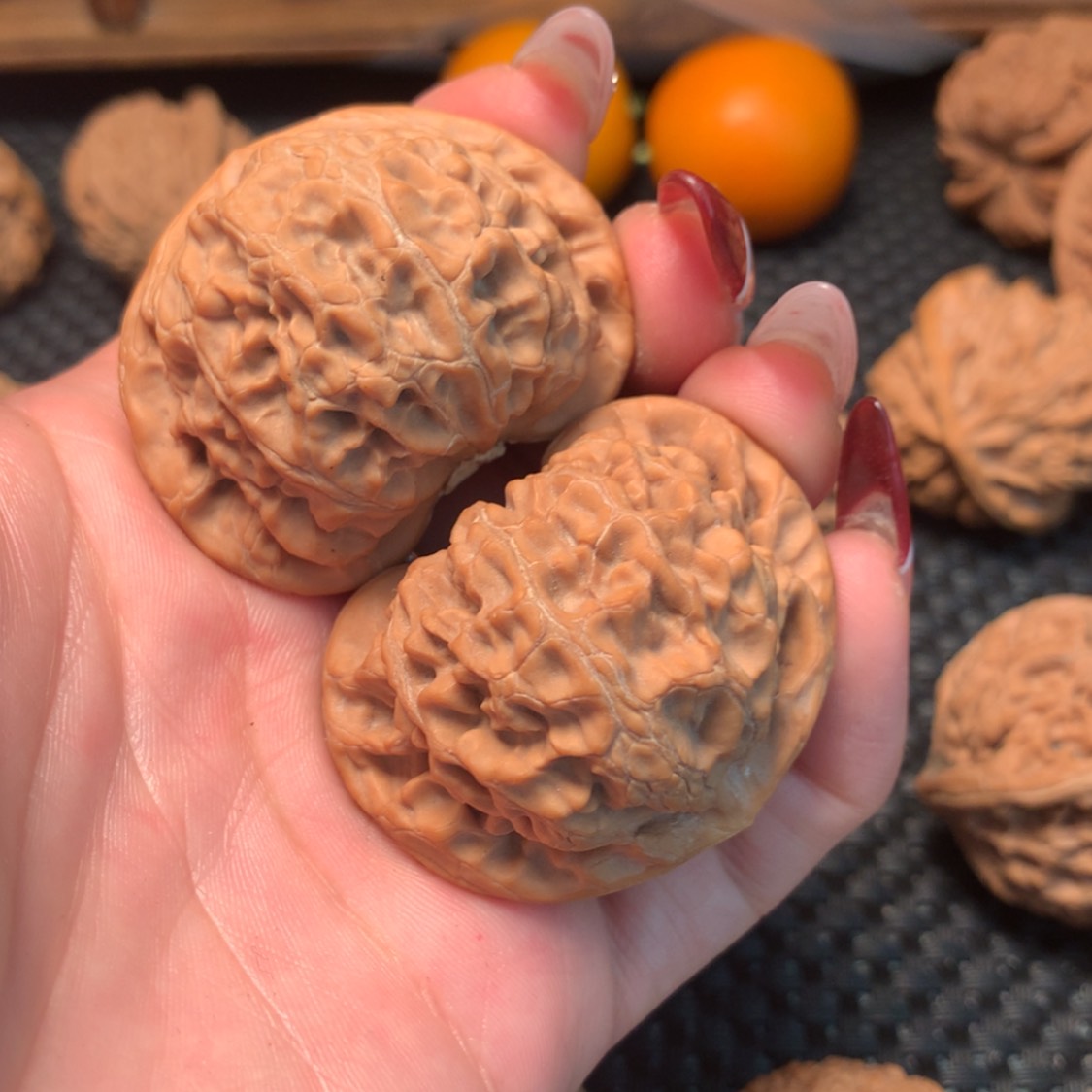 【闪购商品】文玩核桃吊坠打*人宫灯