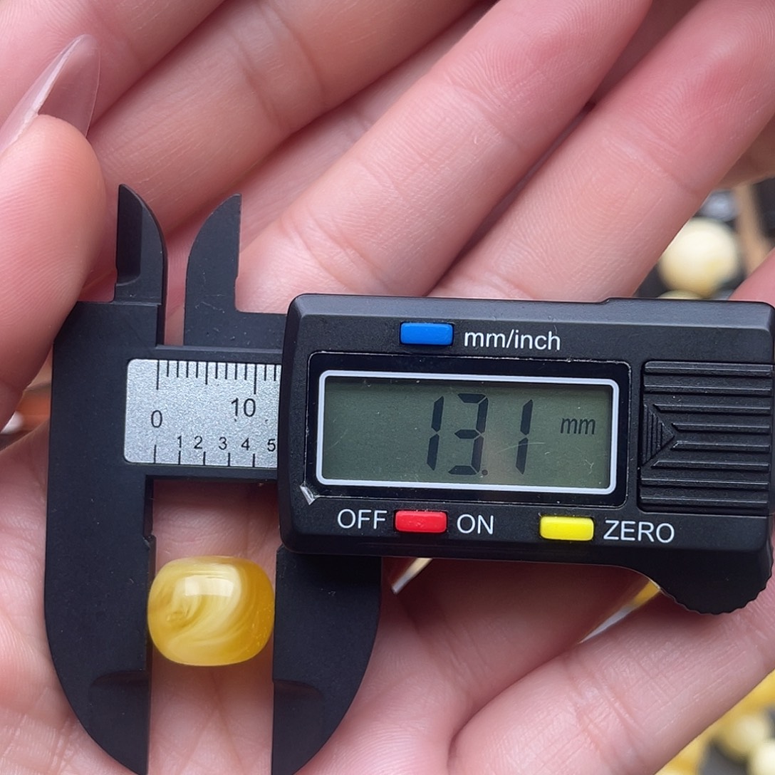 满***红琥珀未镶嵌裸石蜜蜡墩子梦