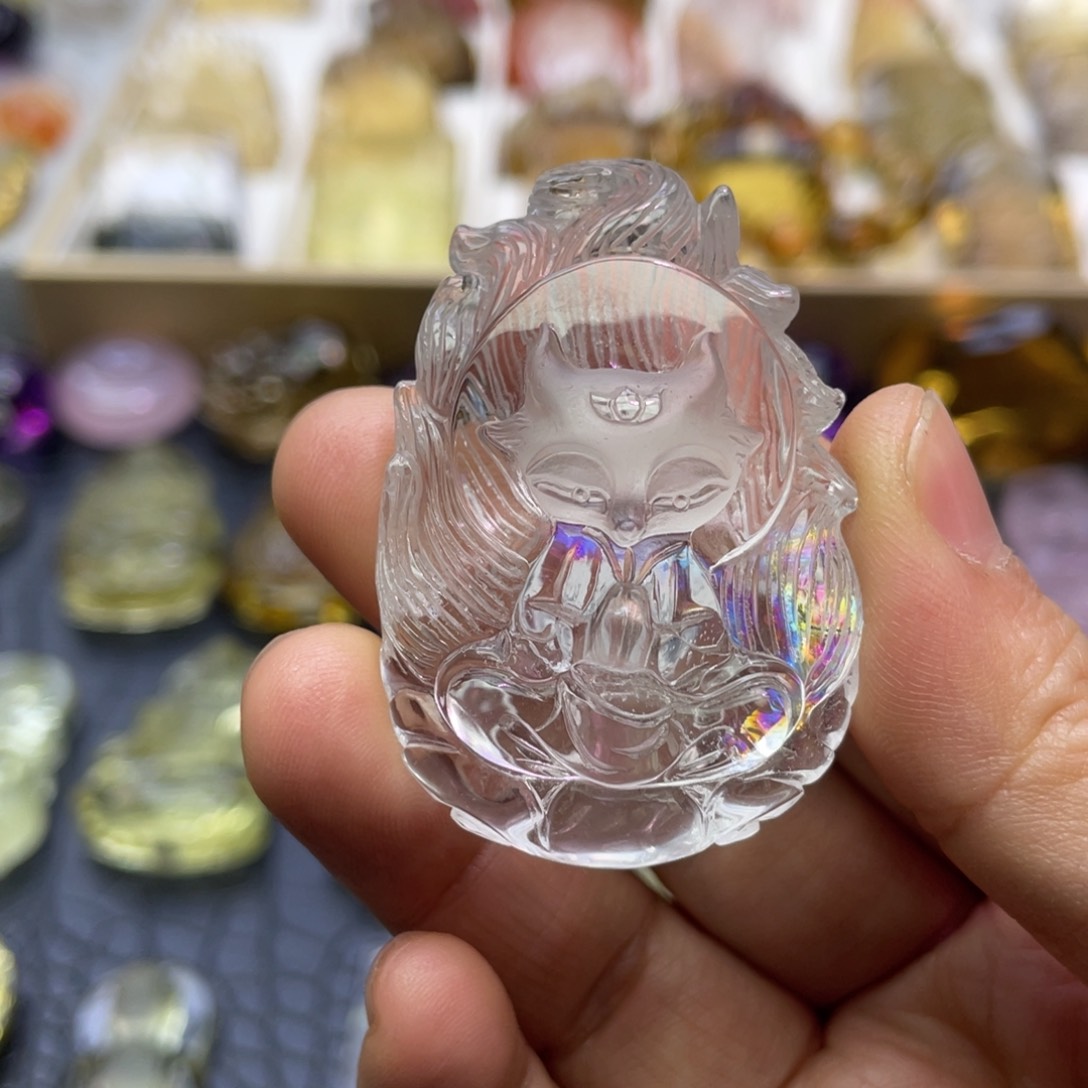 水晶颈饰未镶嵌雨*子定制