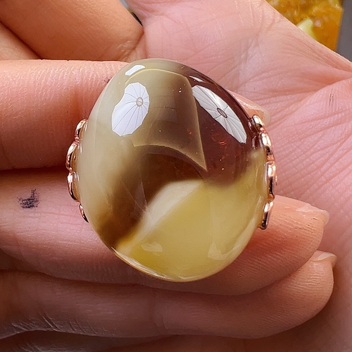 蜜蜡颈饰未镶嵌蜜蜡