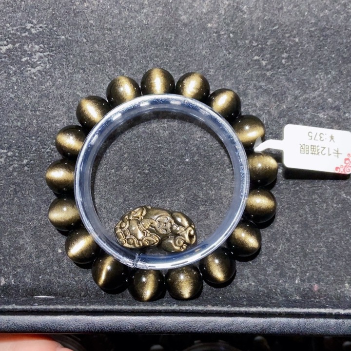 黑曜岩手链未镶嵌