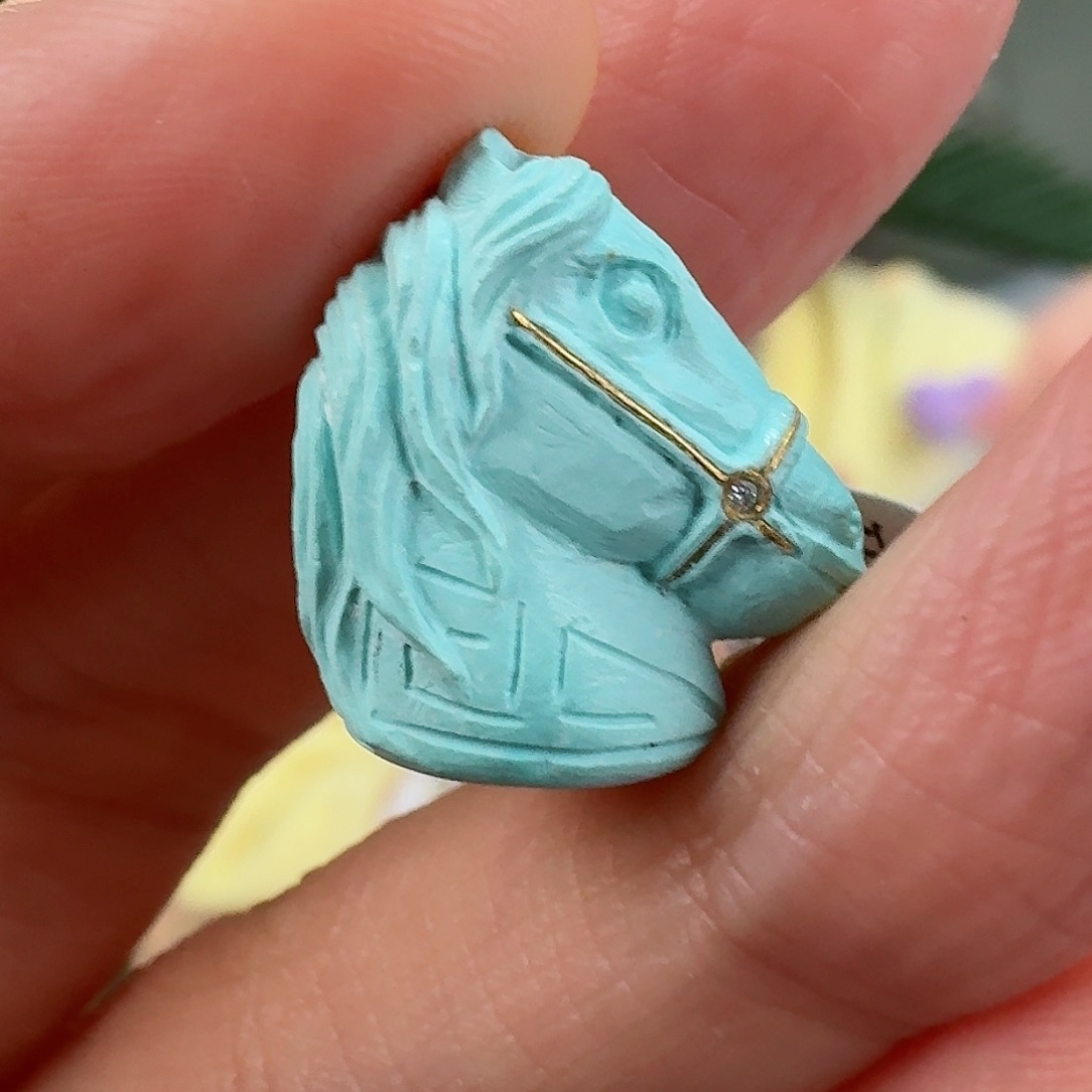 绿松石珠宝奇石未镶嵌