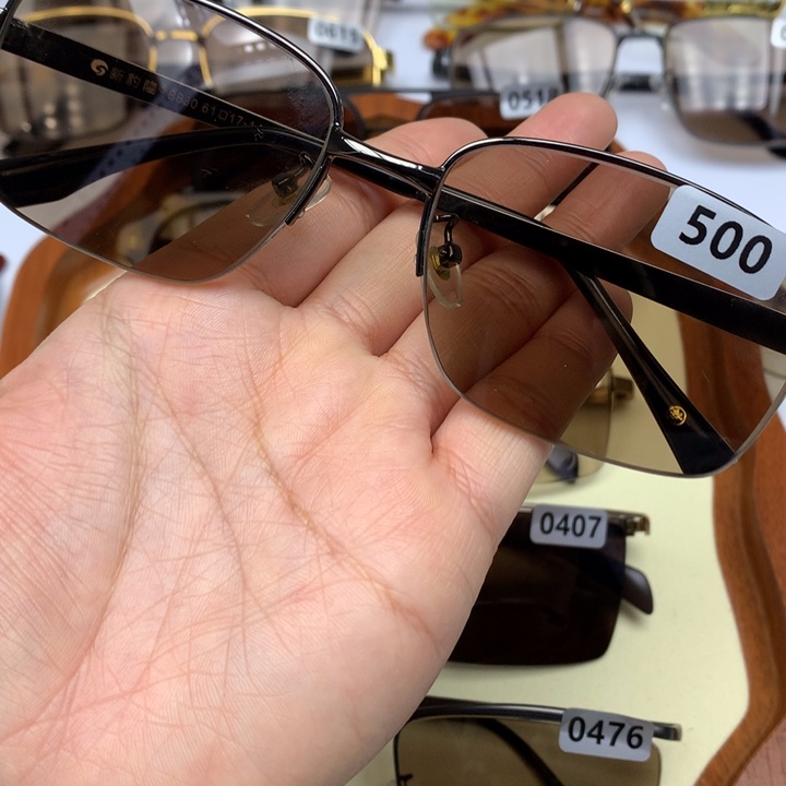 一体款半框茶水晶500