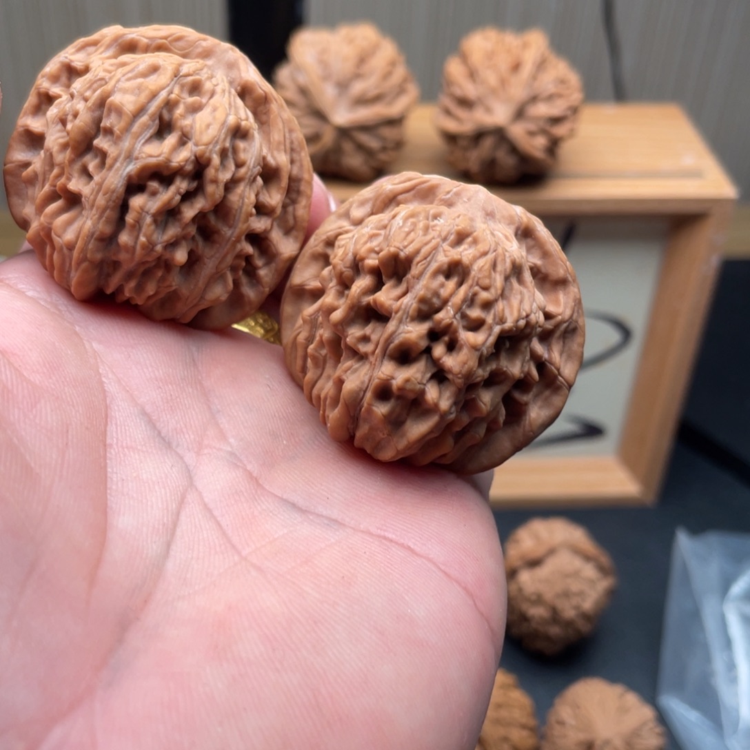 吊坠文玩核桃四座楼狮子头