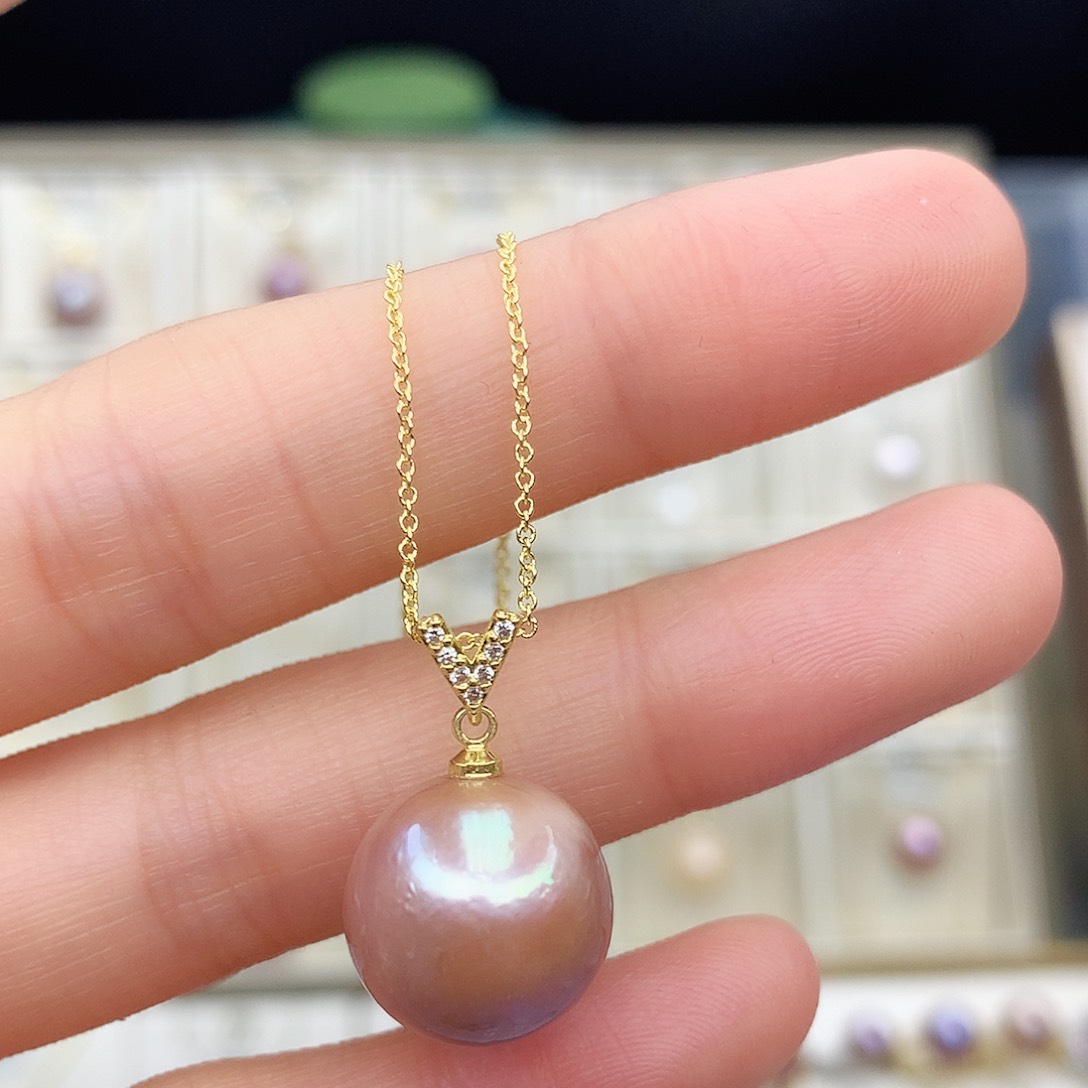 淡水珍珠颈饰合金