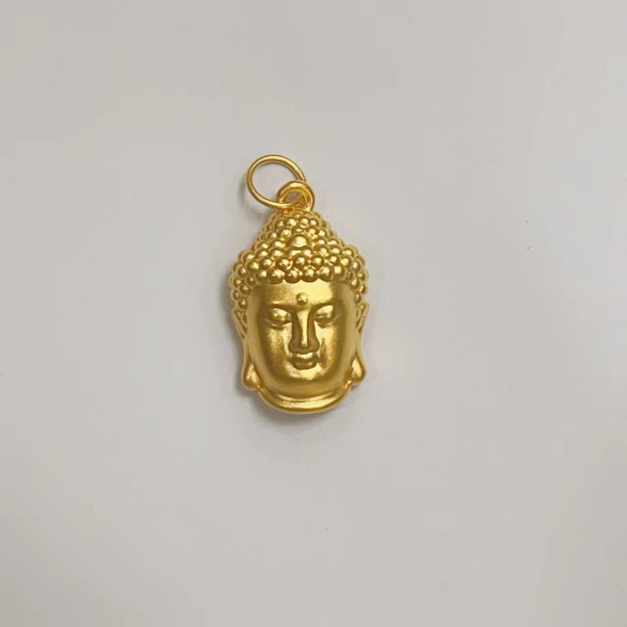 Z-8100  古法精工佛头吊坠 + 专柜礼盒