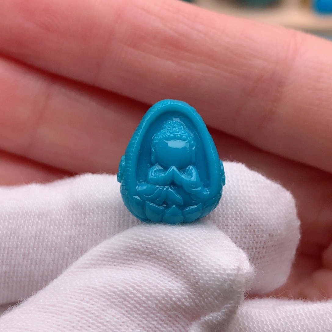 未镶嵌绿松石珠宝半成品