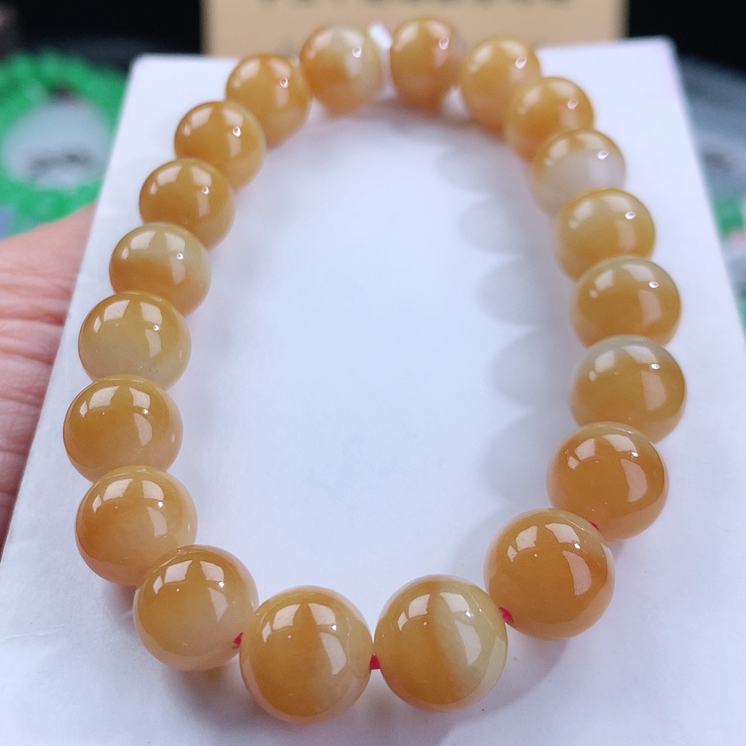 翡翠手链未镶嵌卡10mm